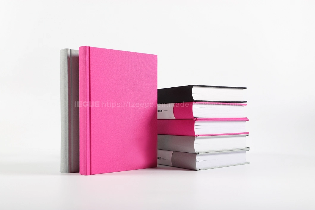 A4 A5 A6 Personalized Logo Plain Note Book Custom Printing Linen Hardcover Journal Notebook