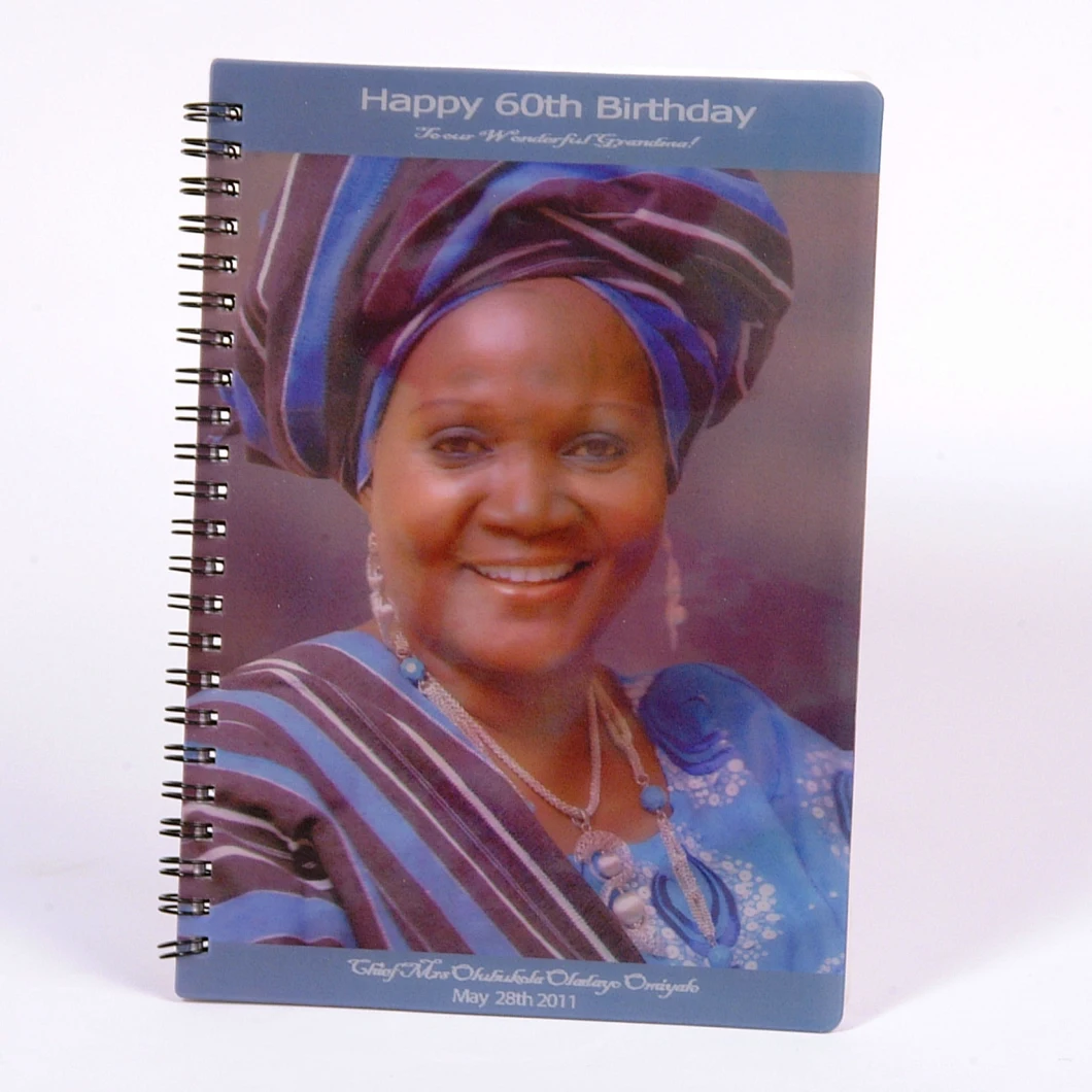 A4 A5 Size 3D Lenticular Notebook with Personalized Design