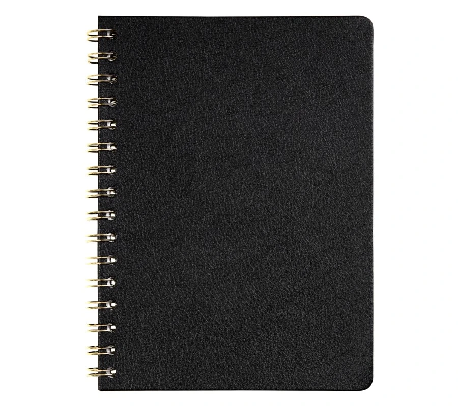 Leather Custom Spiral Bound Excutive Notebook