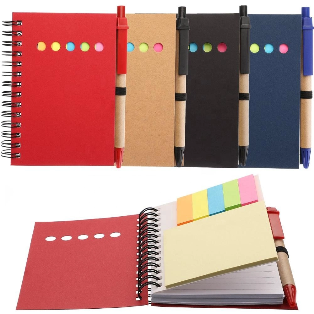Hot Selling Logo Printed Recycled Cheap Kraft Notebook