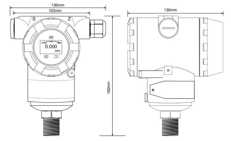 RS485 Modbus 4-20mA Pressure Transmitter Pressure Transducers