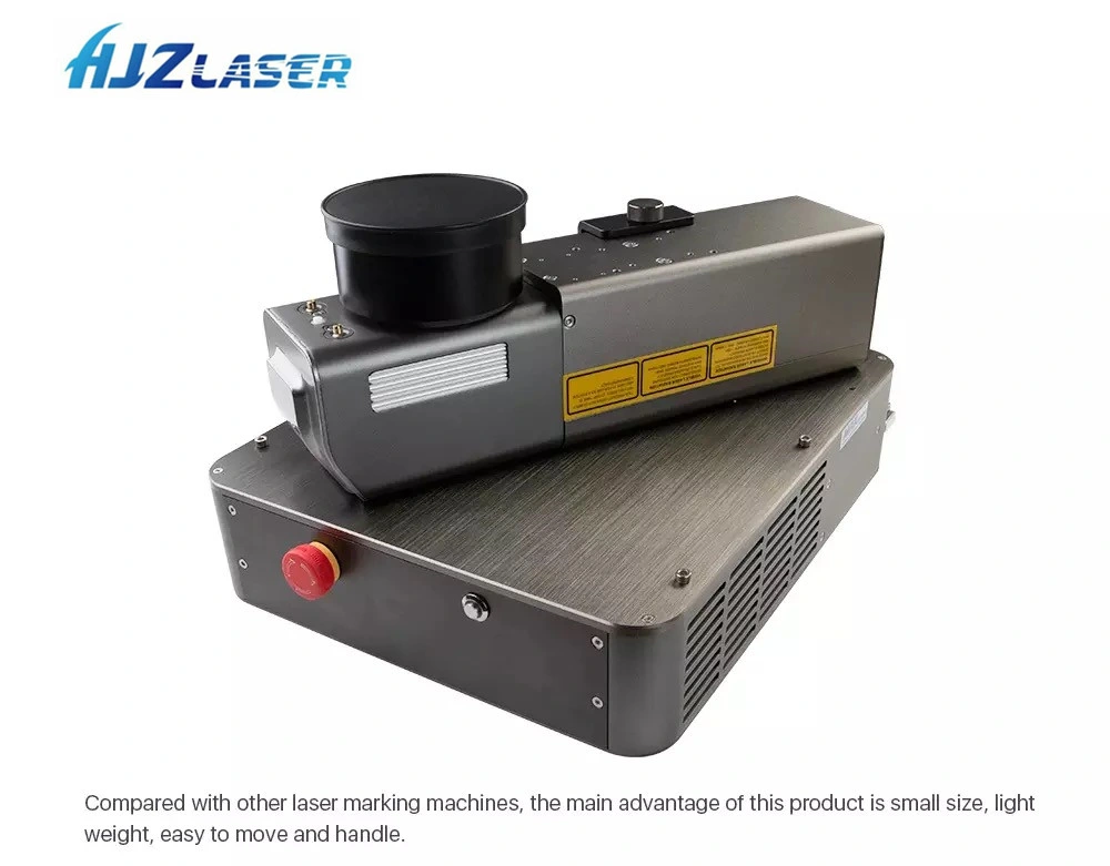 20W 30W 50W Fiber Laser Marking Machine with Rotary