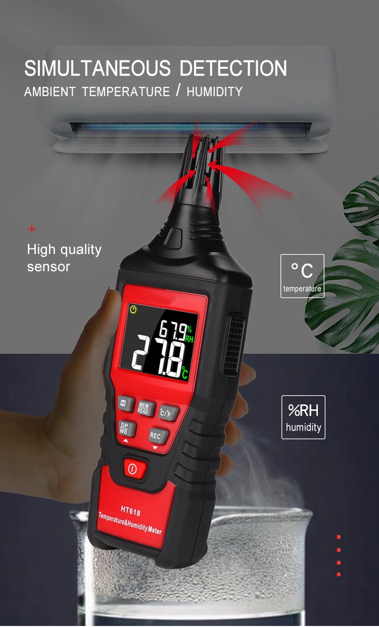 High Precision Sensor Temperature and Humidity Meter Hygrometer