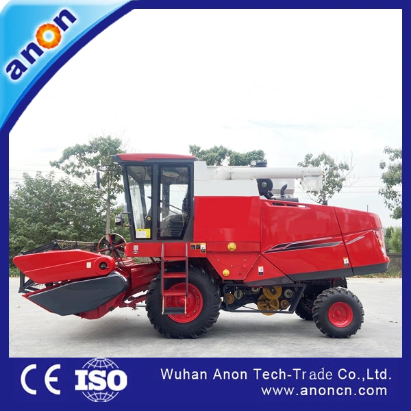 Anon Grain Combine Wheeled Harvester Tractor Grain Harvester