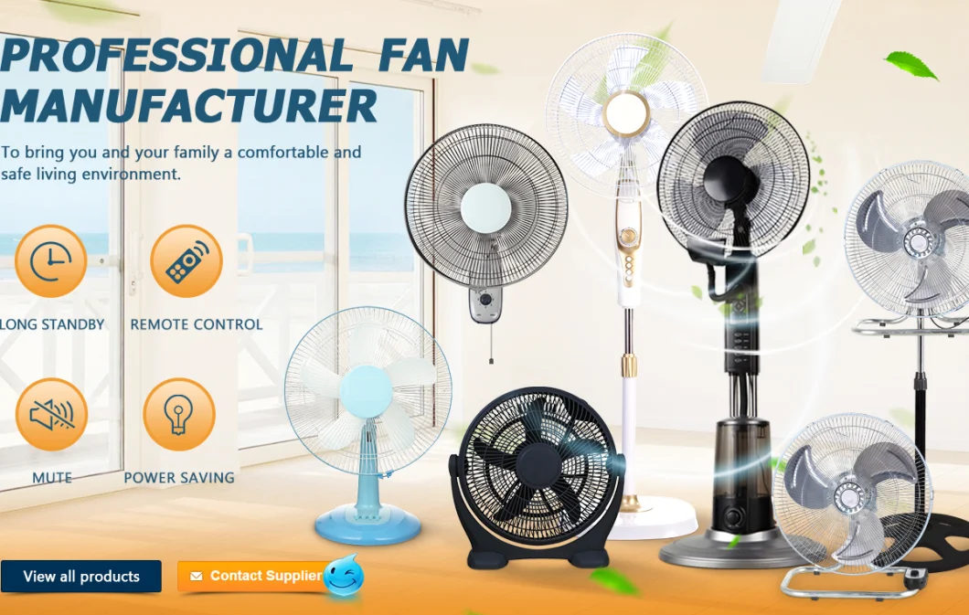 Hot Sell 16 Inch Stand Fan with Remote Control and 7.5h Timer Control Fan