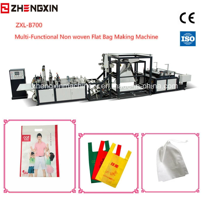 Full Auto Non Woven Hand Bag Making Machine Price (ZXL-B700)