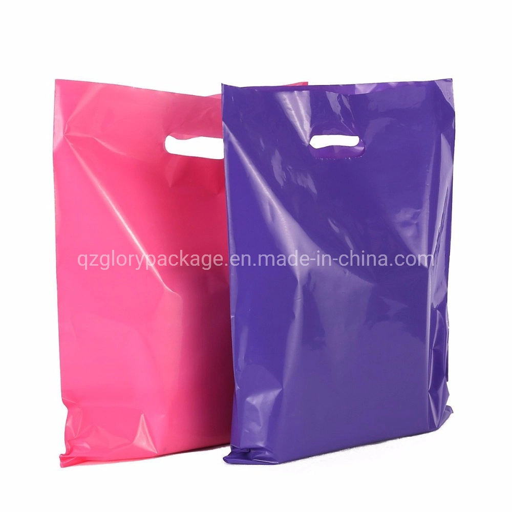 Custom Printed Biodegradable HDPE LDPE Plastic Carry Shopping Bags