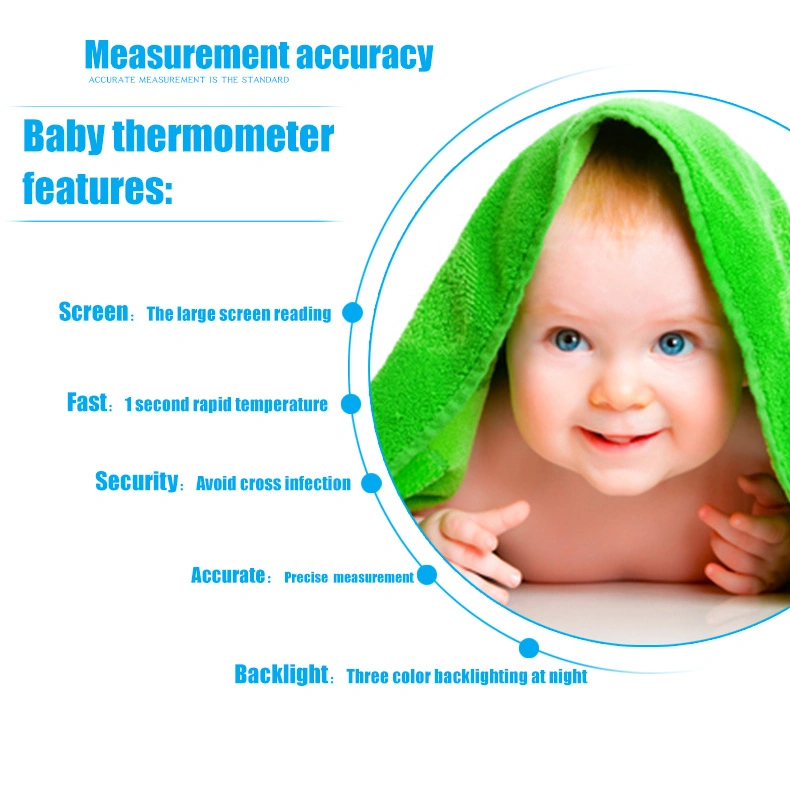 Digital Baby Thermometer Body Forehead Non-Contact Infrared Thermometer for Adult Children Thermometer Infrared Temperature Gun