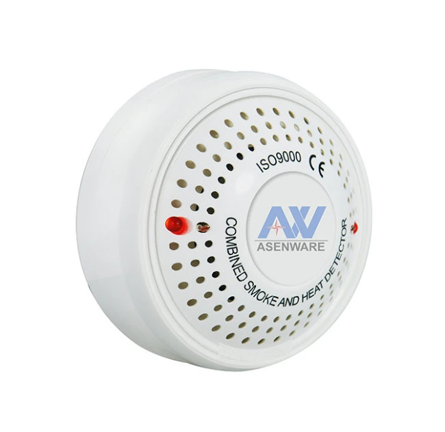 24V Smoke and Temperature Detector Fire Alarm Smoke Sensor