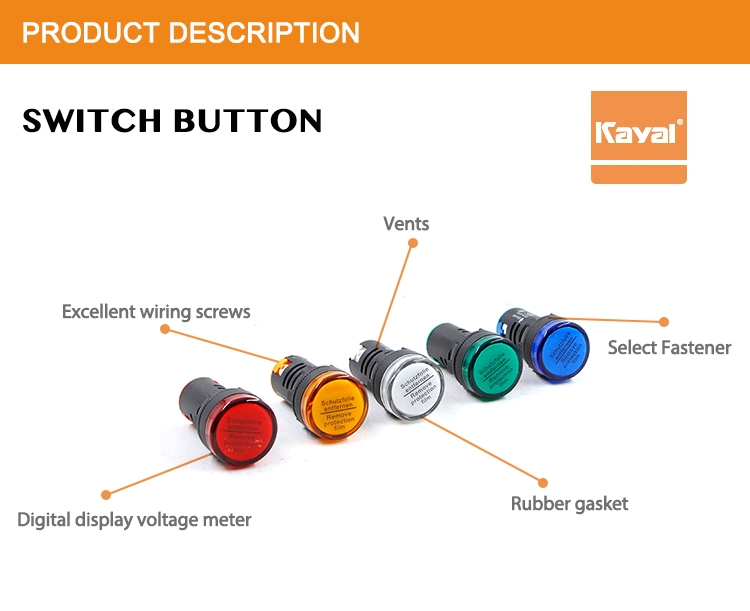 Free Sample! PCB Power Push Button Switch