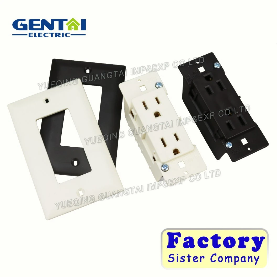America Style Wall Socket 15A 250V PC Material Power Switch