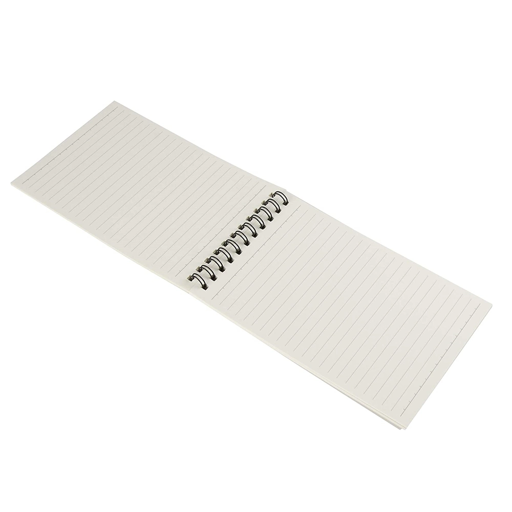 School Writing Pad Hard Card Board Custom Plastic Spiral Notepad
