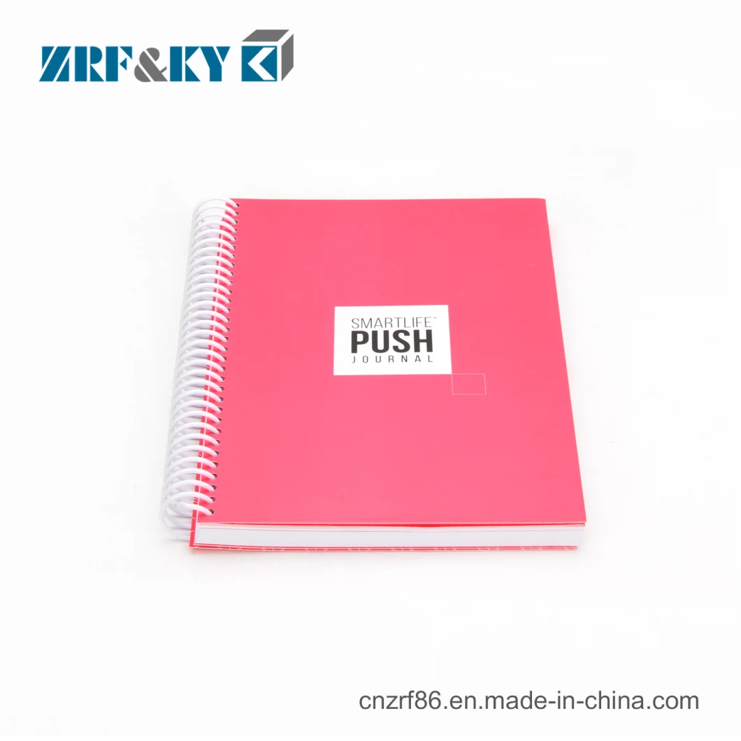 Customized Reusable Promotional Hardcover Paper Printing Writing Spiral Notebook