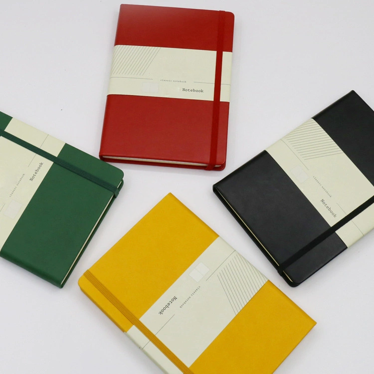 Classic Notebook Journal, Ruled, Hardcover, Fine PU Leather