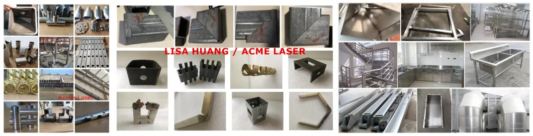 Automatic Feeding System Metal Tube Pipe CNC Fiber Laser Cutting Machine