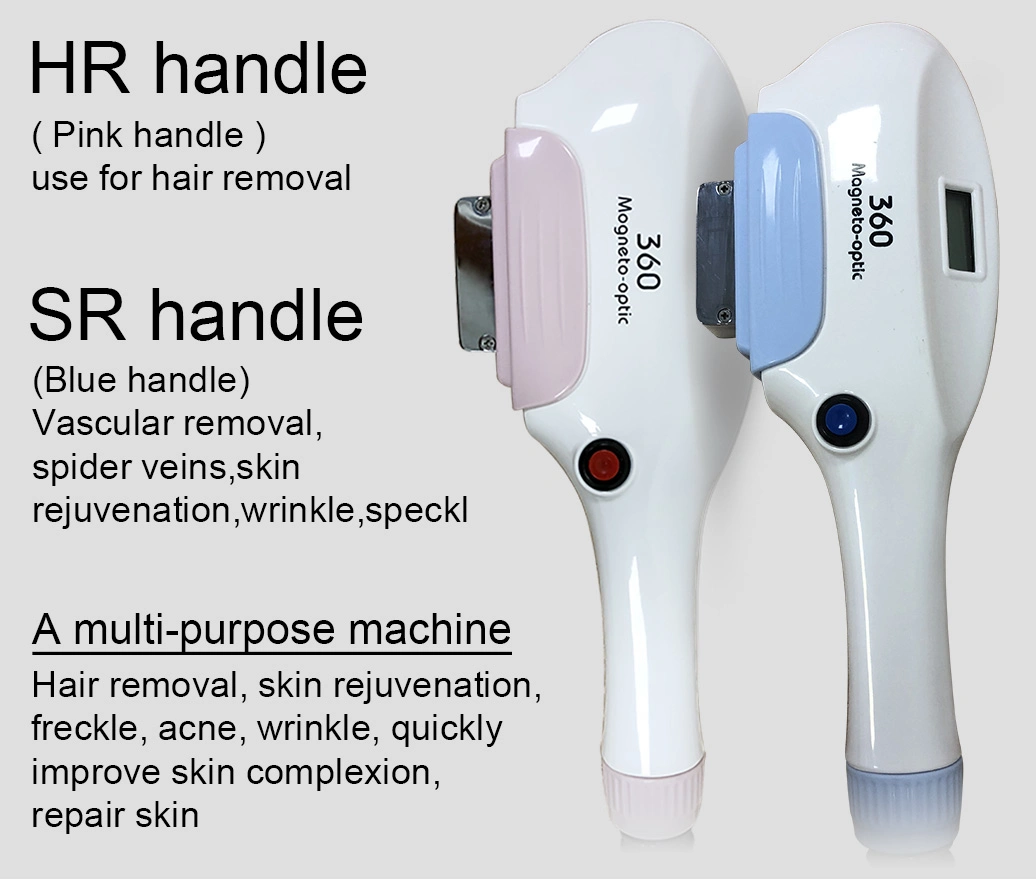 Best Effective 2 in 1 IPL Shr System Hair Removal Skin Rejuvenation Wrinkle Removal Beauty Machine