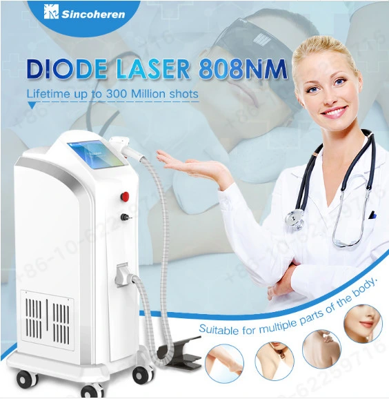 China Laser Epilation for Hair Removal Used in Beauty Salon 808nm Diode Laser Hair Removal System