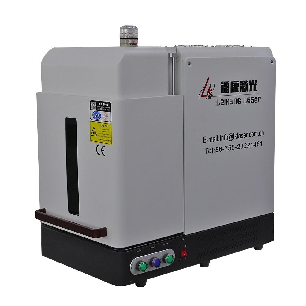 Enclosed Laser Marking Machine Raycus Jpt Optical Fiber Laser Engraver Mini Fiber Laser Marker