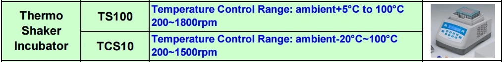 Lab Thermo Shaker Incubator (TS100)