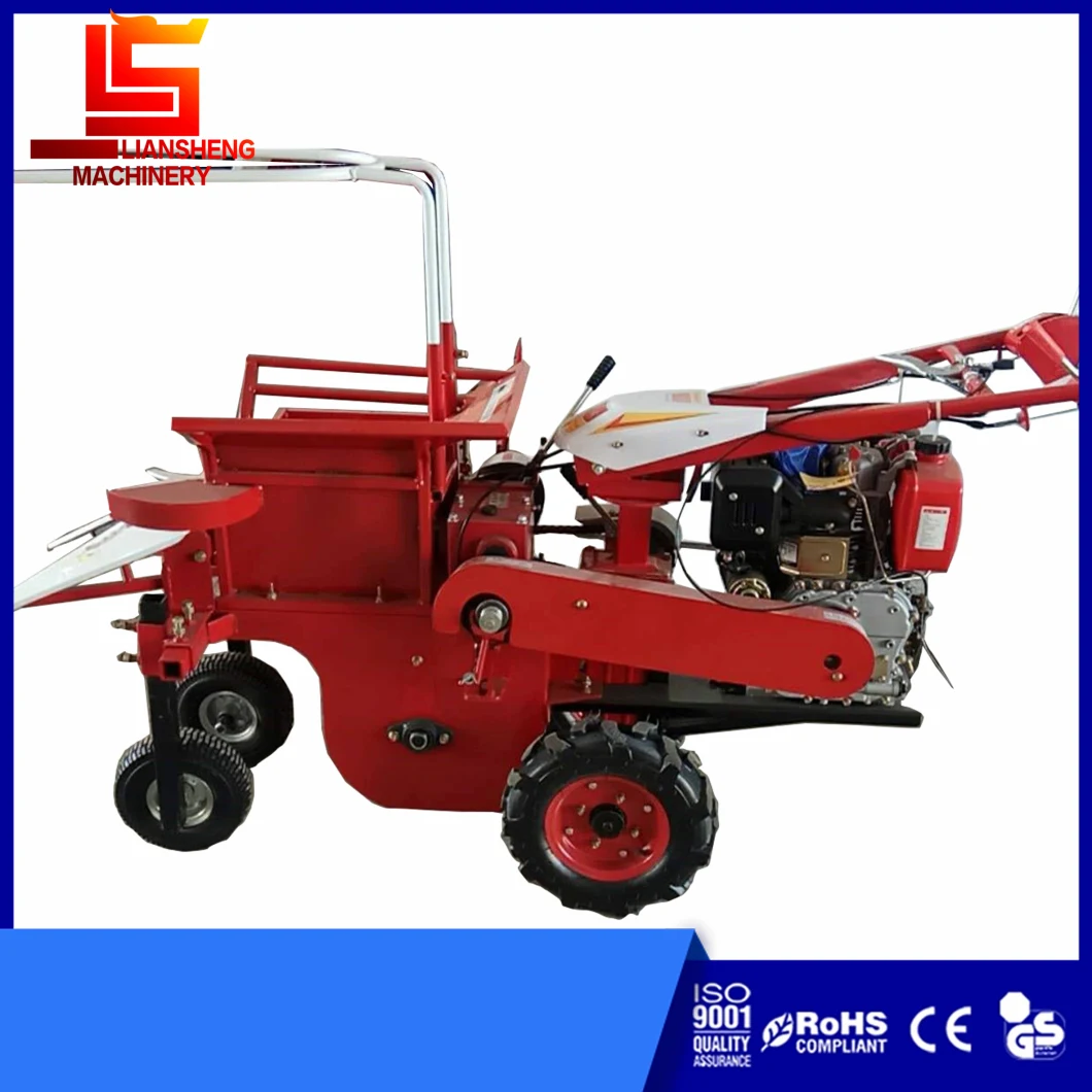 Multifunctional Corn Picking and Straw Crushing Machine, Small Agricultural Machinery Corn Harvester