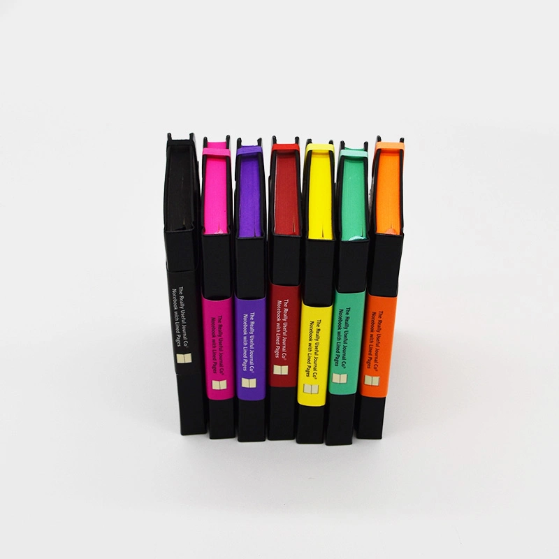 Colorful Custom PU Leather Cover Notebook Printing