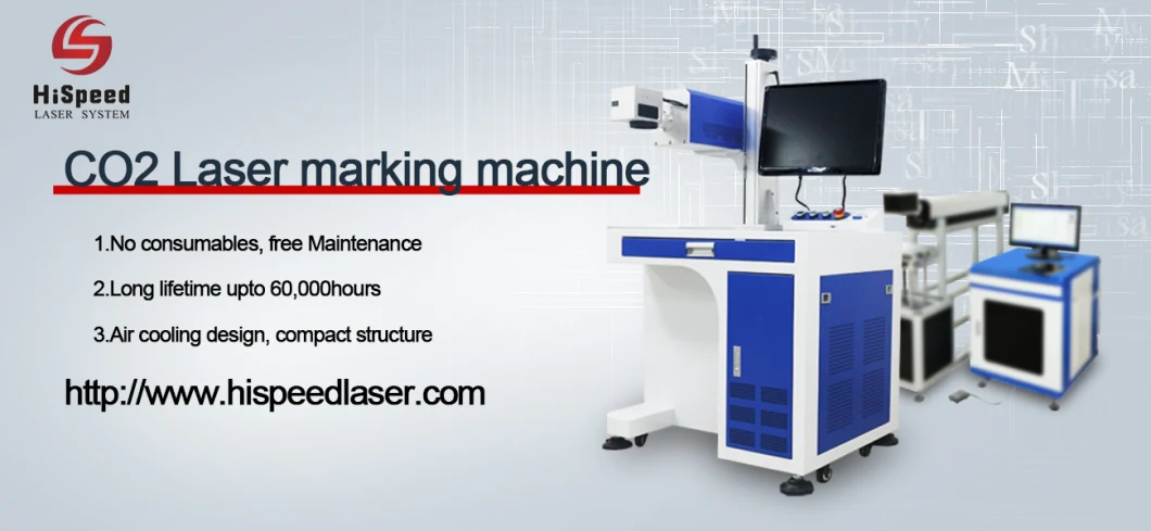 CO2 Laser Marking Machine Packing Bag Line Printer Plastic Shell Laser Printer Carton Marking