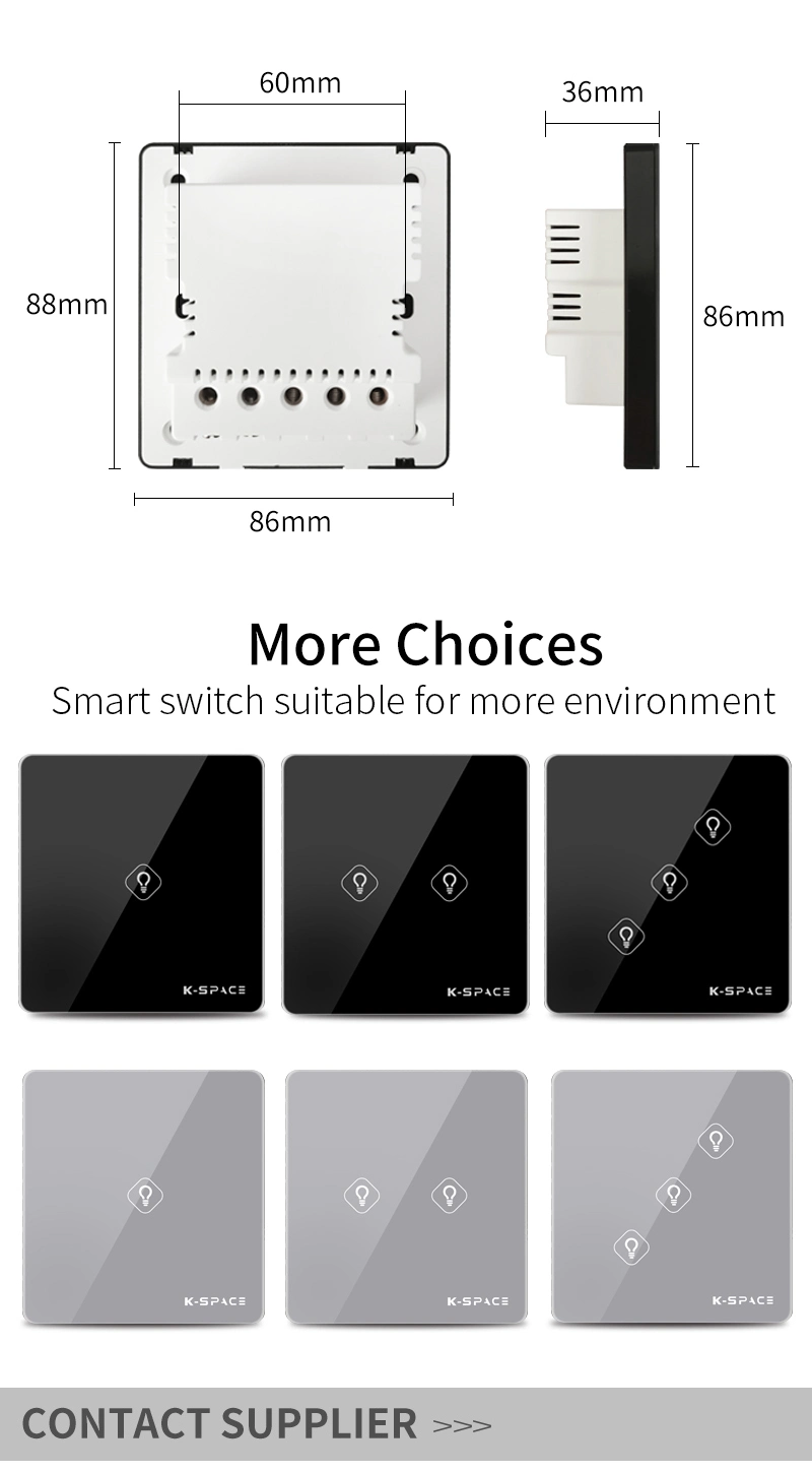 Smart Touch Switch WiFi Zigbee Touch Light Smart Switch