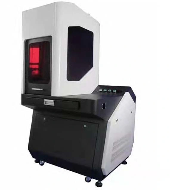 Raycus Laser Source 30W 50W 100W Fiber Laser Marking Machine for Brass Aluminum Tag Steel Engraving