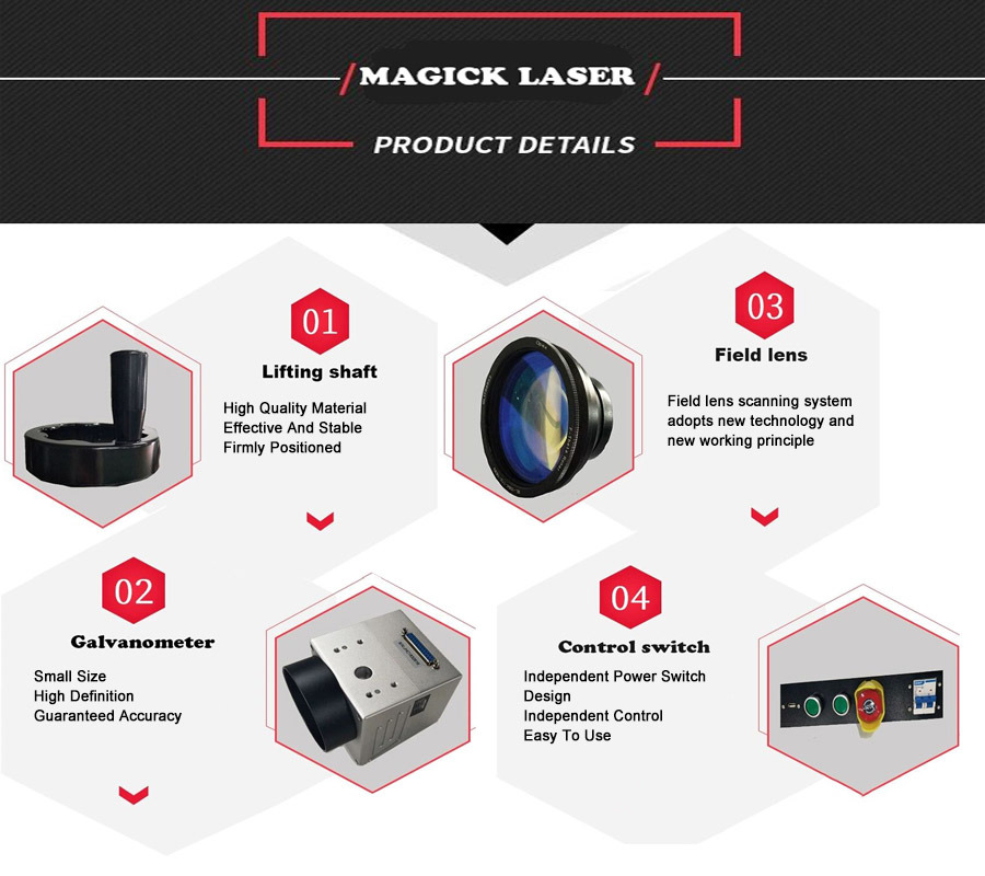 Raycus 50W Fiber Laser Marking Machine 50W Fiber Laser