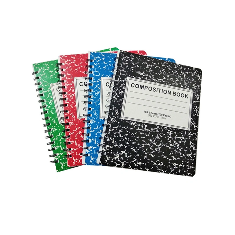 Wholesale Customizable Double Spiral Writing Composition Notebook