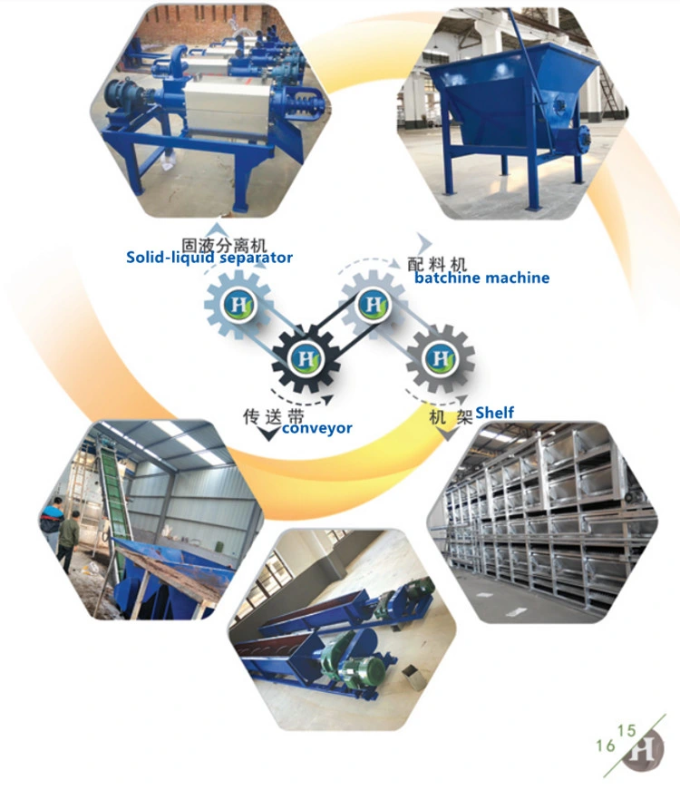 Livestock and Poultry Manure Treatment Machine Animal Waste Rendering Plant