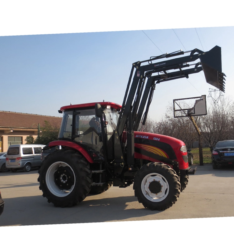 with Loader Plough 100HP 120HP 150HP 160HP 180HP Ce Agriculture Wheeled Farm Tractor