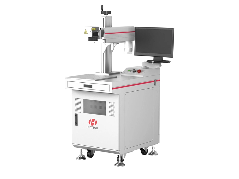 20W Fiber Laser Marking Machine with Rotary Unit for Jewelry Laser Marking