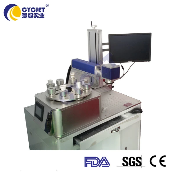 Cycjet 30W Logo Coding Multiline Information Printing Laser Marking Machine for Stainless Steel