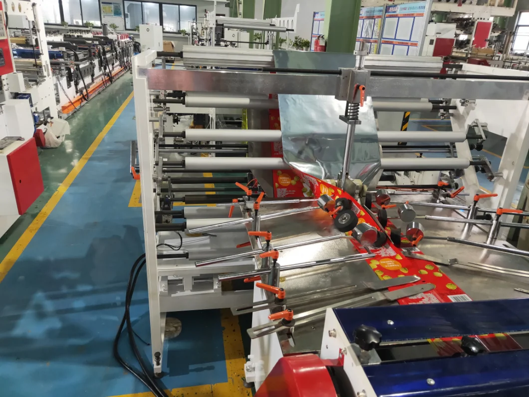 Automatic 4 Function Laminated Side Seal Vacuum Self Stand Zipper Pouch Making Machine Spout Pouch Bag Doypack Machine for Sale