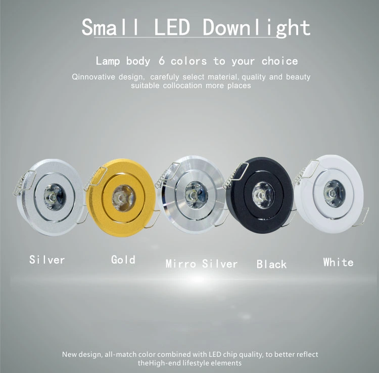 1W 3W Mini LED Ceiling Down Light Round Spotlights Living Kitchen LED Ceiling Lights