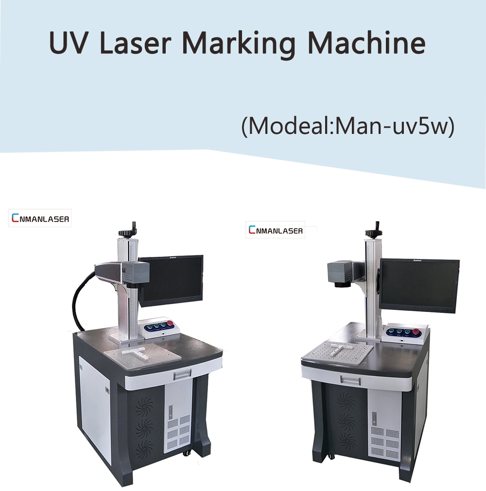 3D UV Marking Machine with New Enclosed Cover for Metal and Nonmetal
