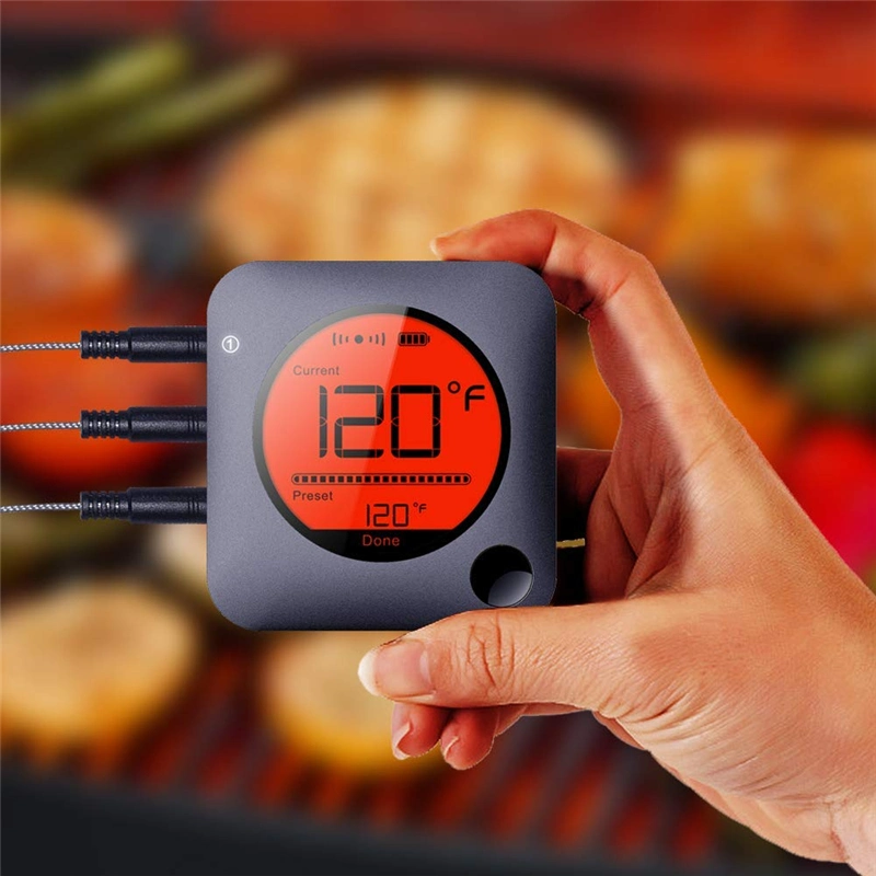 Support 6 Probes Bluetooth BBQ Meat Thermometer