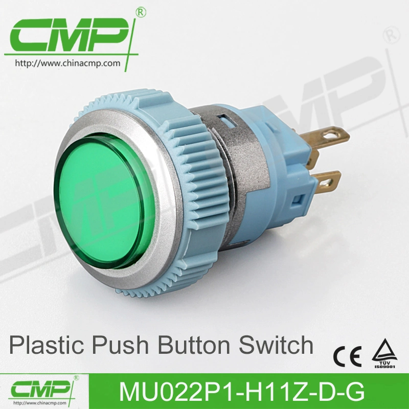 22mm Plastic Waterproof Button Switch