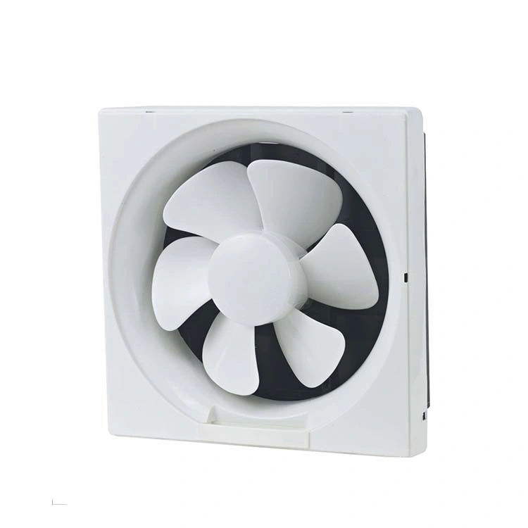 Household Fan Bathroom Exhausted Fan with Square Frame+ 5PCS White Blades