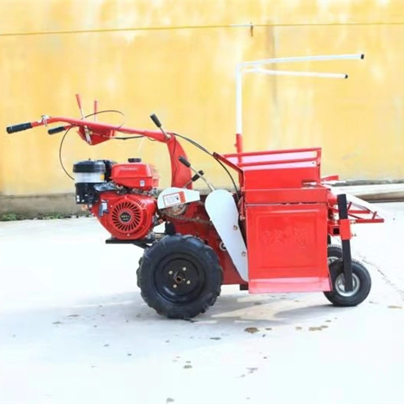 Mini Corn Combine Harvester Corn Harvester and Peeler Machine Straw Smash