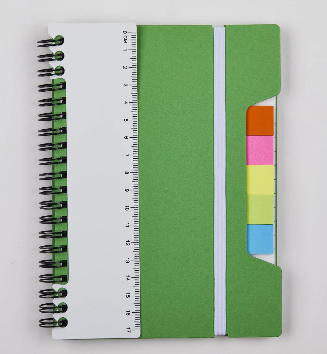 Eco-Friendly Notebook with Sticky and Ruler