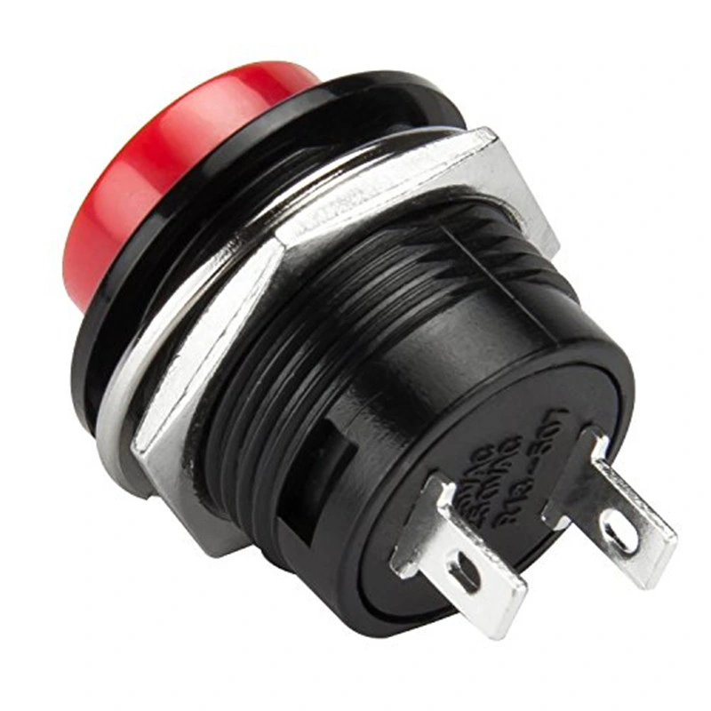 Push Button Switch AC250V/3A AC125V/6A off (ON) No Round Momentary Switch