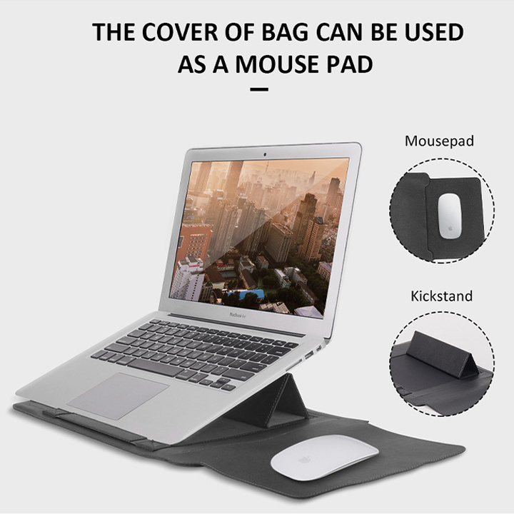 Multi-Function Notebook Case Waterproof Laptop Sleeve with Mouse Pad