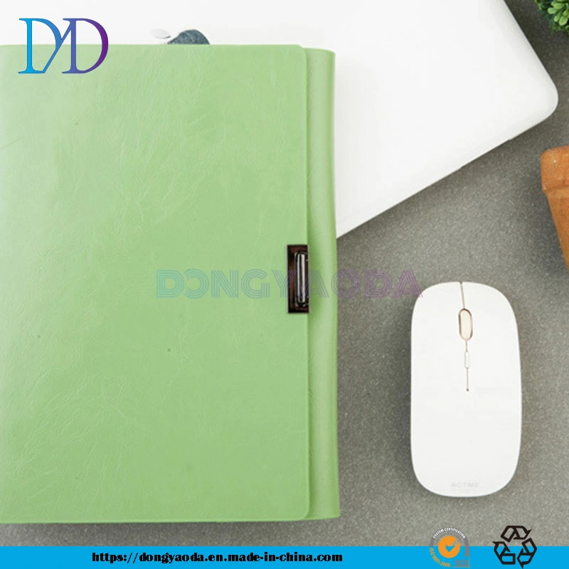 Custom Soft Leather Loose-Leaf Notebook A5, Printed Corporate Logo Book