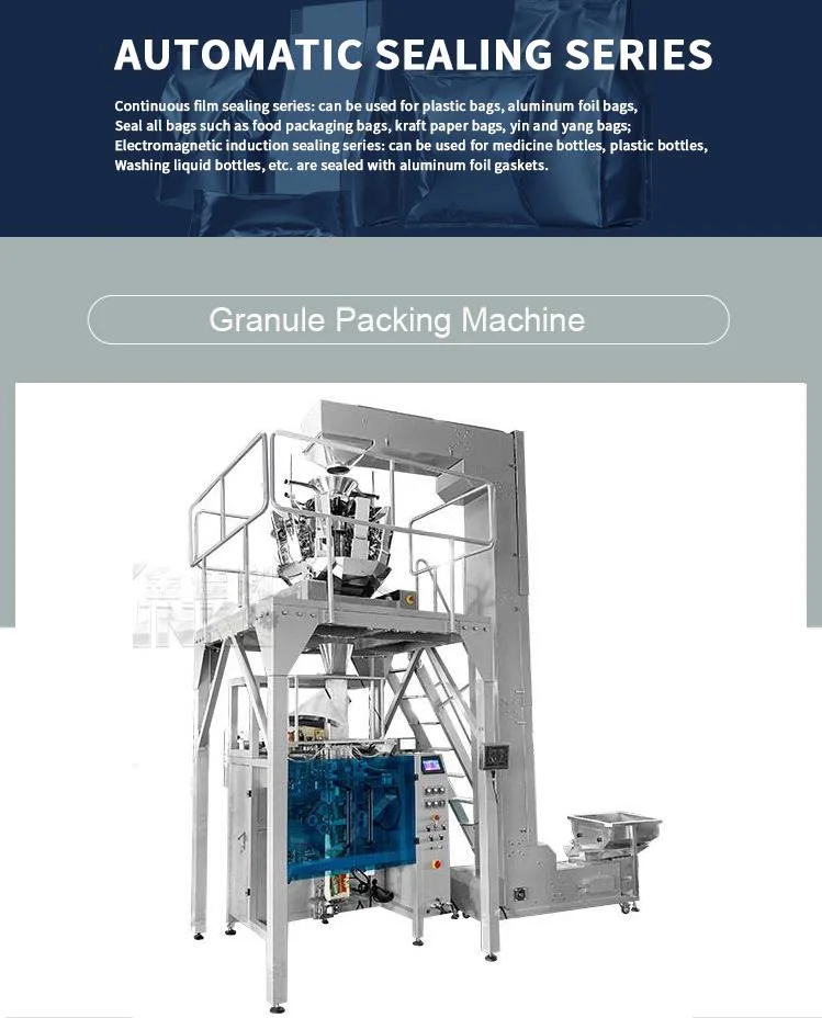 Puffed Granules Stand up Pouch Packing Machine Automatic Doypack Sealing Packing Machine