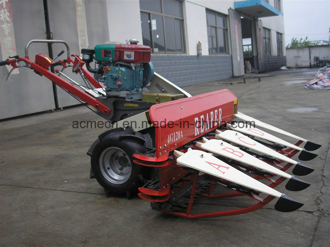 Factory Price Soybeans Harvester Gear Drive Mini Rice Reaper