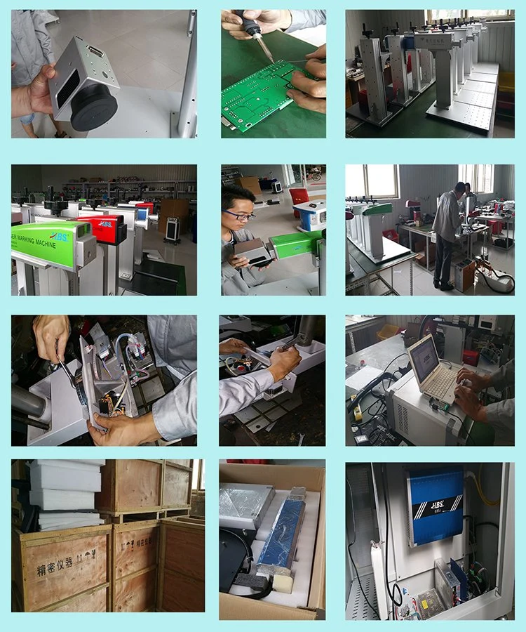 Fiber Laser Marking Machine 20W with Raycus Laser Source/Laser Engraver with Full Enclosed Cover