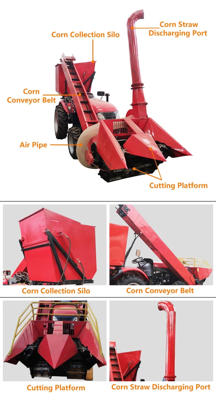 Agricultural Machinery Small Maize Combine Harvester Corn Harvester Machine