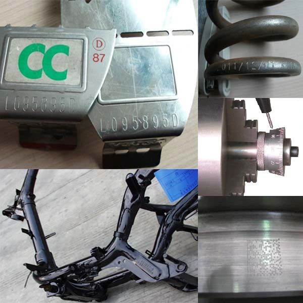 Portable DOT Pin Marking Machine for Chassis Number